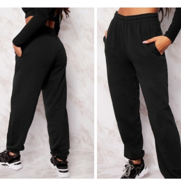 PrettyLittleThing Pants - SALE NWT PLT Black Casual Joggers